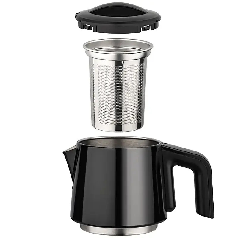 Produktfoto Freisteller Teekanne mit Sieb aus Metall Produktfoto Freisteller Teekanne Metall