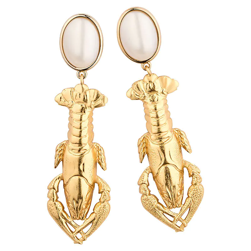 Produktfotografie für Onlinehandel Goldschmuck Ohrstecker Krebse Produktfotografie für Onlinehandel Goldschmuck Ohrstecker Krebse