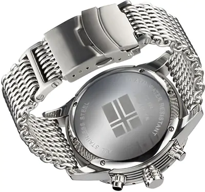 Produktfoto Uhrenarmband aus Metall Produktfoto Armbanduhr mit Metallarmband